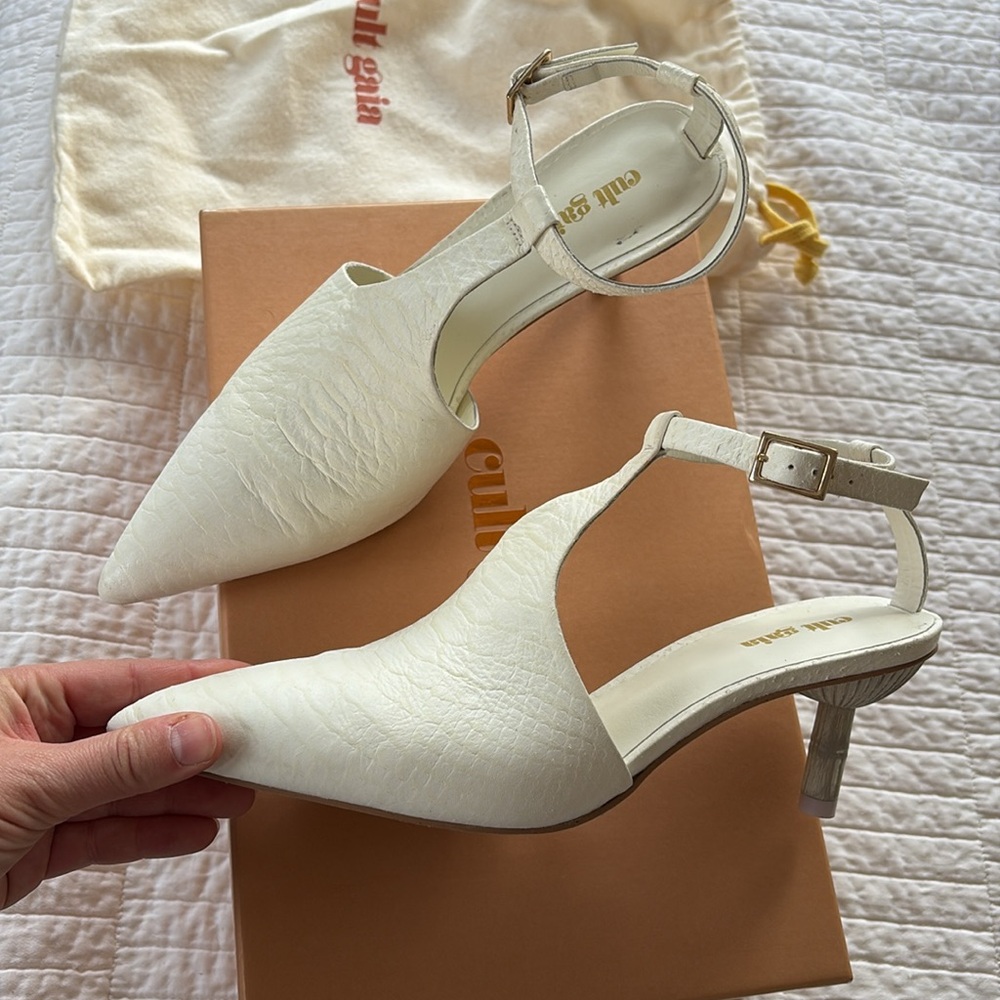 Cult Gaia Wendy Croc Heel